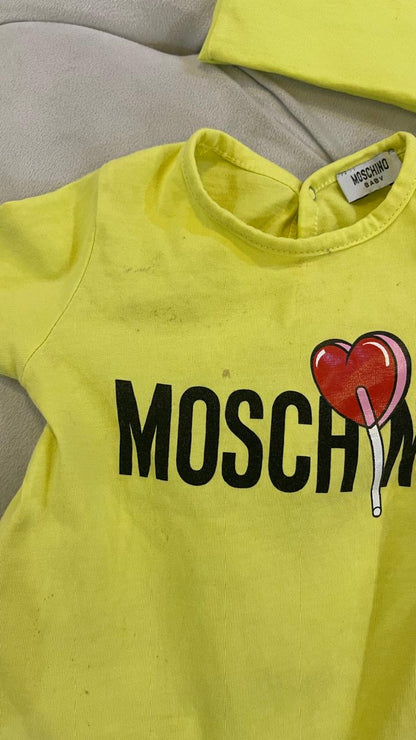 Moschino Baby Set Used - size 3-6 Months