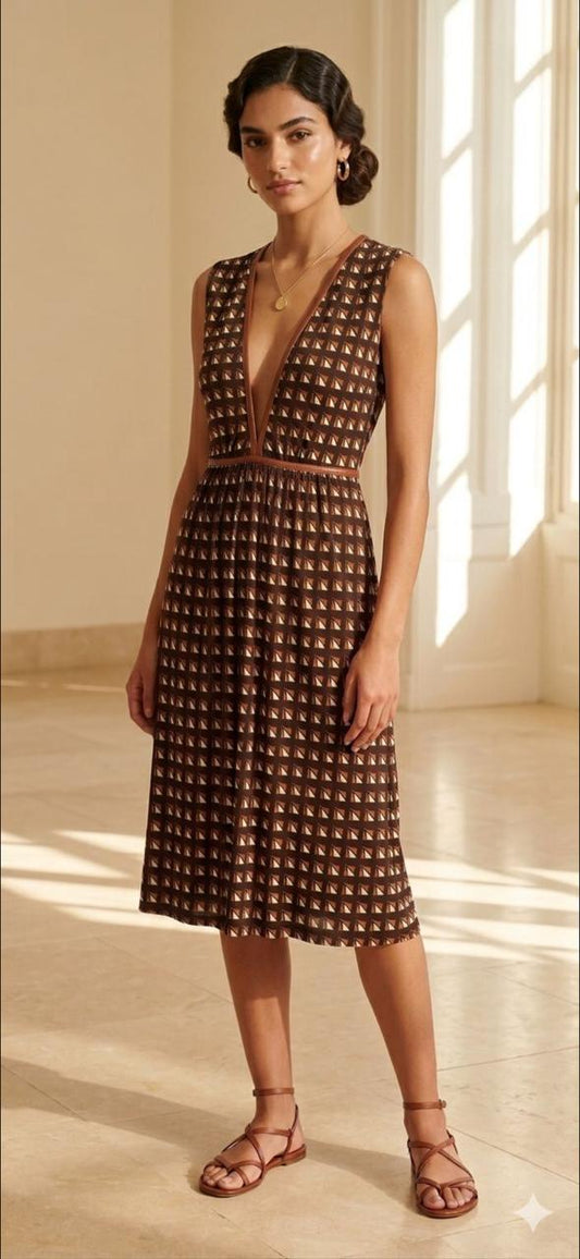 فستان برادا مستعمل مرة فقط | PRADA Dress Used once ONLY - size M-L