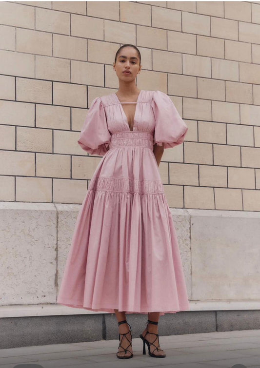 فستان ايج استعمال خفيف | Aje Dress Used Twice Only - size M-L