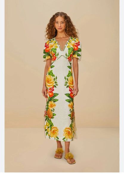 Farm Rio Dress Used Once - size M