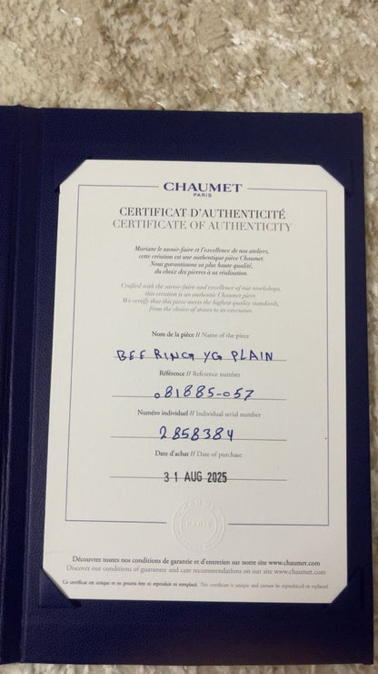 Chaumet Ring Used - size 57