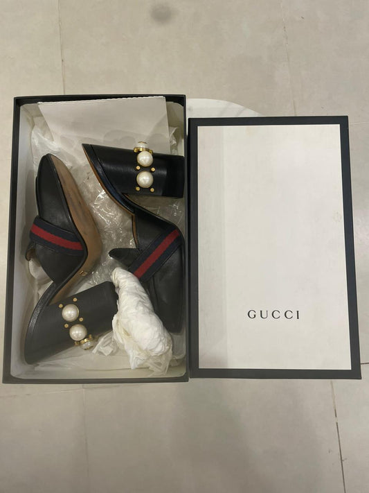 كعب قوتشي مستعمل | Gucci Heels Used - size 38.5