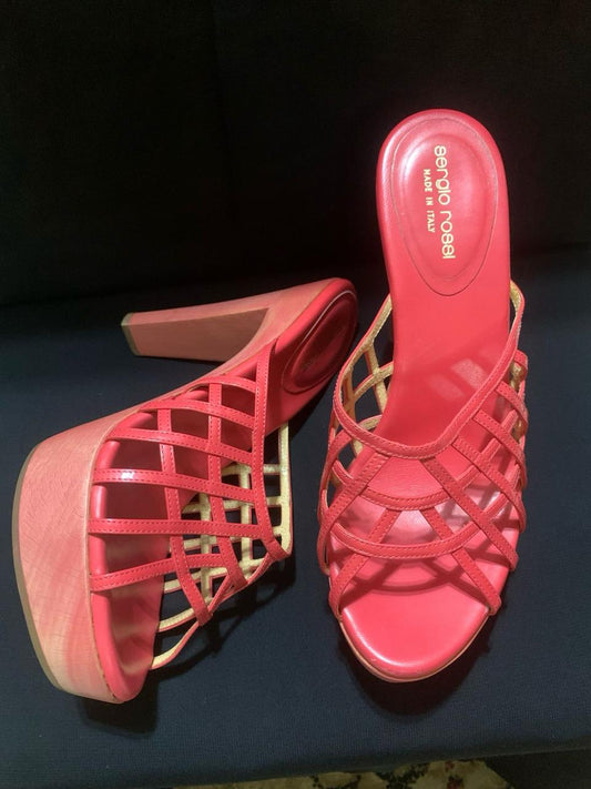 كعب سيرجيو روسي استعمال مرة فقط | Sergio Rossi Heels Used Once only- size 38.5