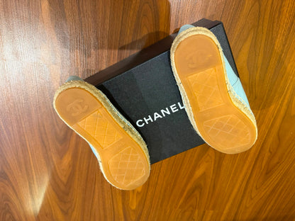 فلات شانيل مستعمل | Chanel Flat Used - size 39