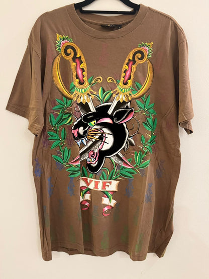 تي شيرت كريستيان اوديجير جديد | Christian Audigier T-shirt New - size L