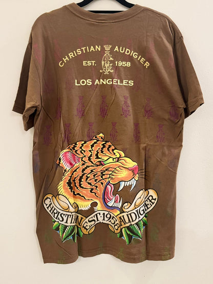 تي شيرت كريستيان اوديجير جديد | Christian Audigier T-shirt New - size L