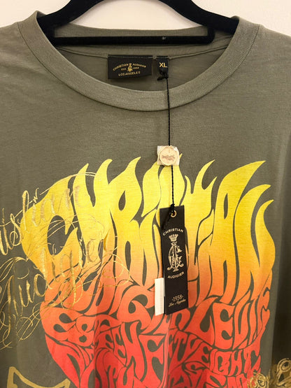 تي شيرت كريستيان اوديجير جديد | Christian Audigier T-shirt New - size XL