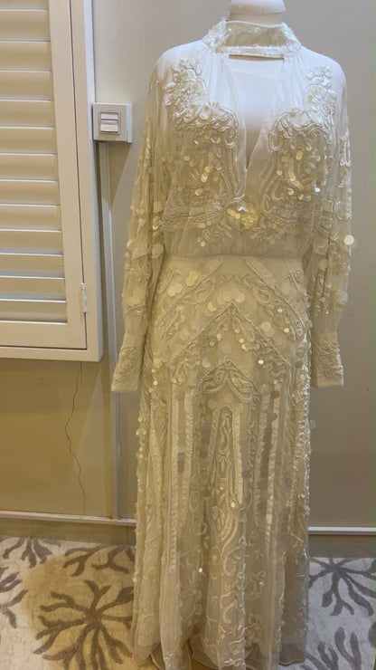 فستان كارن ميلين مستعمل مرة فقط | Karen Millen Dress Used Once Only - size 10