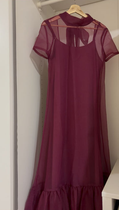 فستان ستاود مستعمل | STAUD Dress Used - size XS fits S