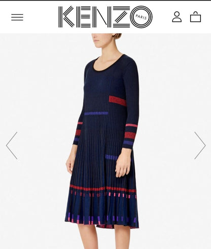 فستان كينزو مستعمل | KENZO Dress Used - size XS fits S