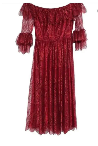 فستان ماريا لوسيا هوهان مستعمل | Maria lucia hohan Dress Used - size 40