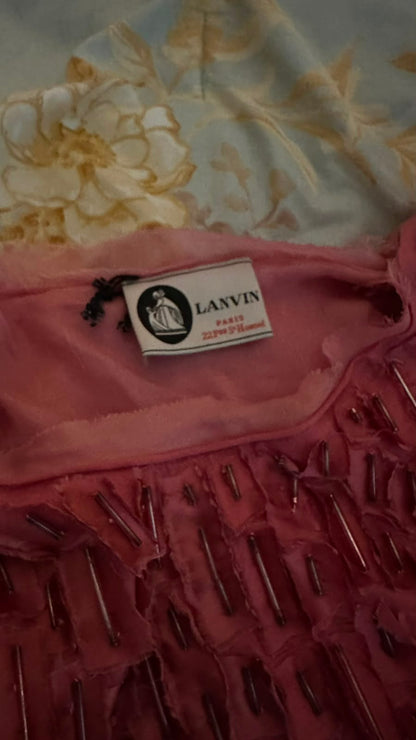 بلوزة لانفين استعمال مرتين فقط | LANVIN Top Used Twice ONLY - size S