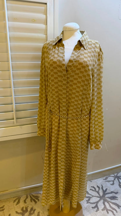 فستان مايكل كورس مستعمل مرة فقط | Michael Kors Dress Used Once ONLY - size L