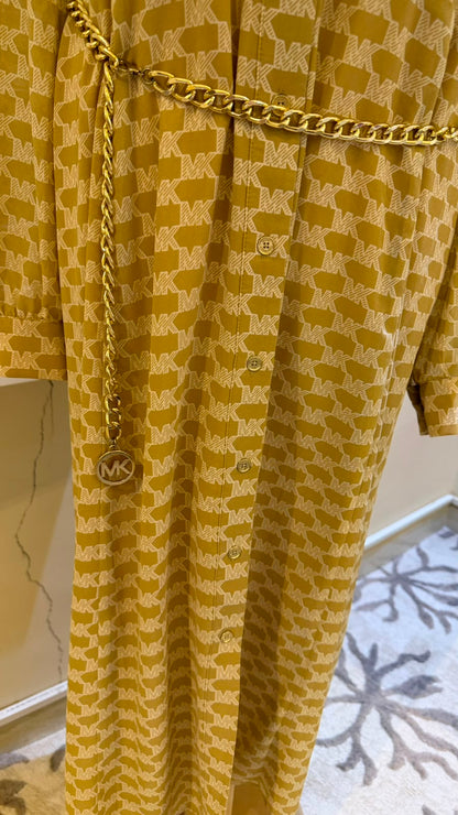 فستان مايكل كورس مستعمل مرة فقط | Michael Kors Dress Used Once ONLY - size L