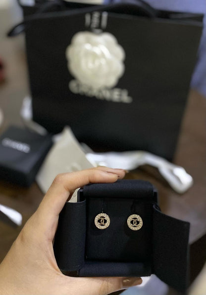 حلق شانيل كالجديد | Chanel Earrings Like New