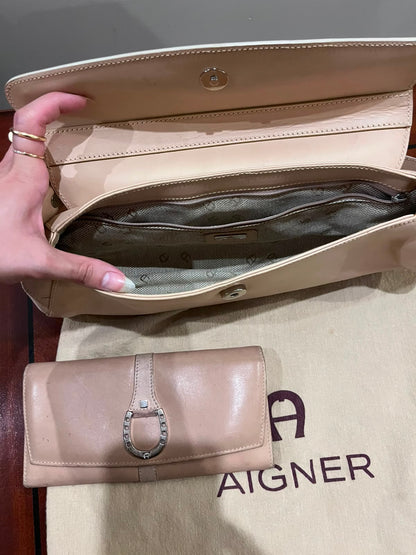 شنطة و محفظة اقنر مستعملة | AIGNER Bag & Wallet Used