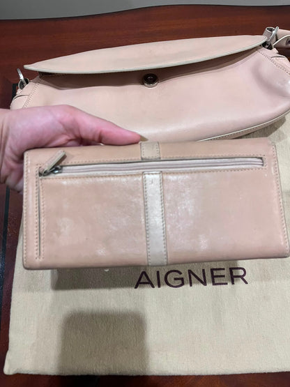 شنطة و محفظة اقنر مستعملة | AIGNER Bag & Wallet Used