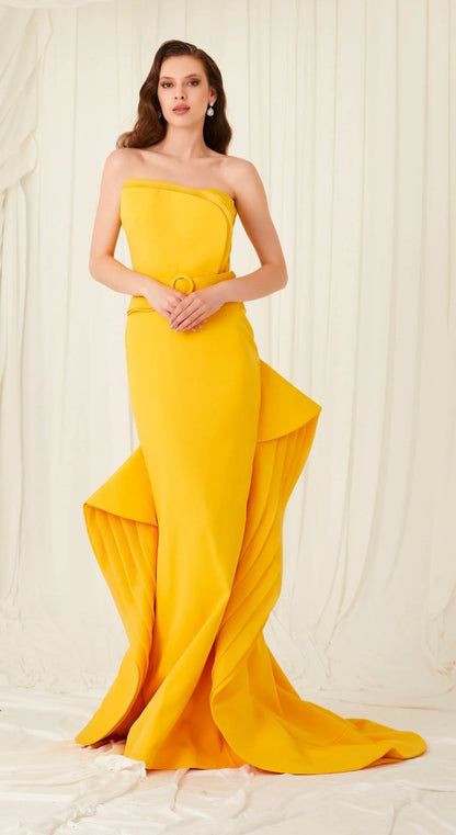 فستان فؤاد سركيس استعمال مرة فقط | Fouad Sarkis Dress Used Once ONLY - size 38