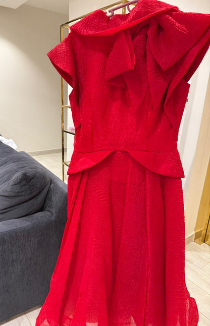 فستان فؤاد سركيس استعمال مرة فقط| Fouad Sarkis Dress Used Once ONLY- size 42