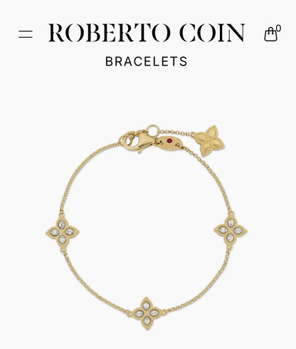 اسوارة روبرتو كوين اخت الجديدة | Roberto Coin Bracelet Like New