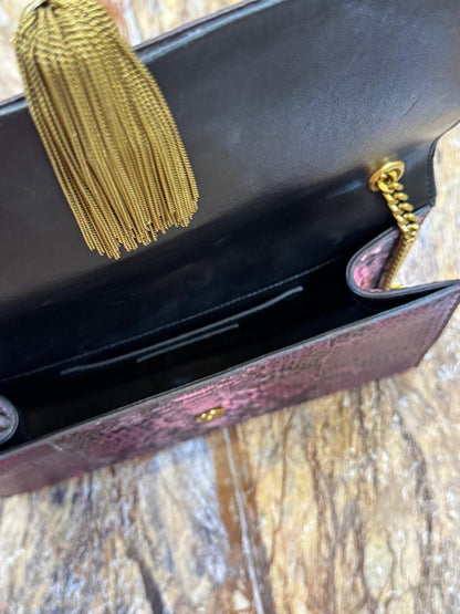 شنطة إيف سان لوران جلد بايثون استعمال نظيف | Saint Laurent Bag Used