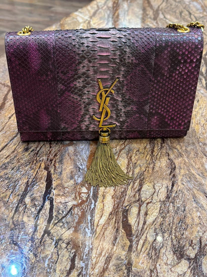 شنطة إيف سان لوران جلد بايثون استعمال نظيف | Saint Laurent Bag Used