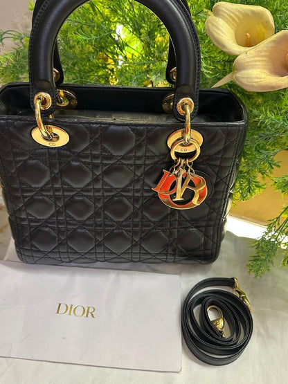 Dior Lady Bag Used - size M