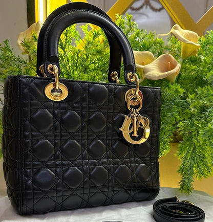 Dior Lady Bag Used - size M