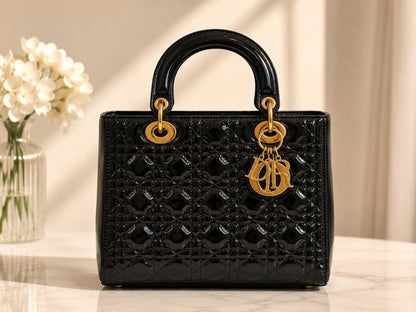 شنطة ليدي ديور استعمال نظيف | Dior Lady Bag Used - size M
