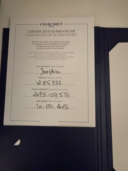 ساعة شوميه جديدة تماما | Chaumet Watch New - size 16