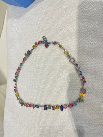 سلسال سوارفسكي جديد مجرب تجربة ينفع هدية| Swarovski Necklace Like new
