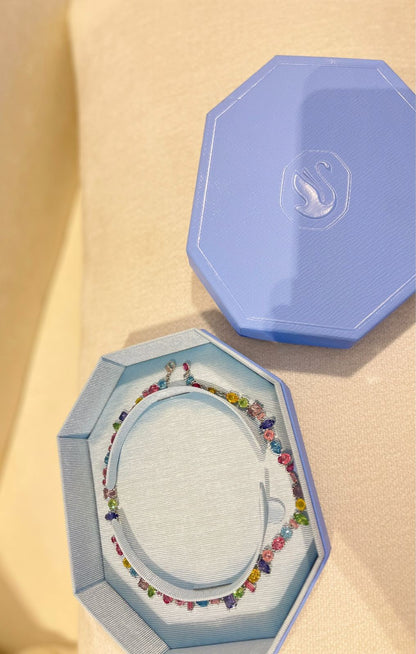 سلسال سوارفسكي جديد مجرب تجربة ينفع هدية| Swarovski Necklace Like new