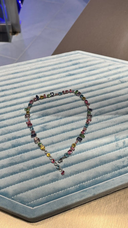سلسال سوارفسكي جديد مجرب تجربة ينفع هدية| Swarovski Necklace Like new