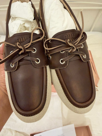 Miu Miu Flat New - size 38