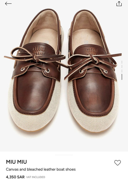 Miu Miu Flat New - size 38