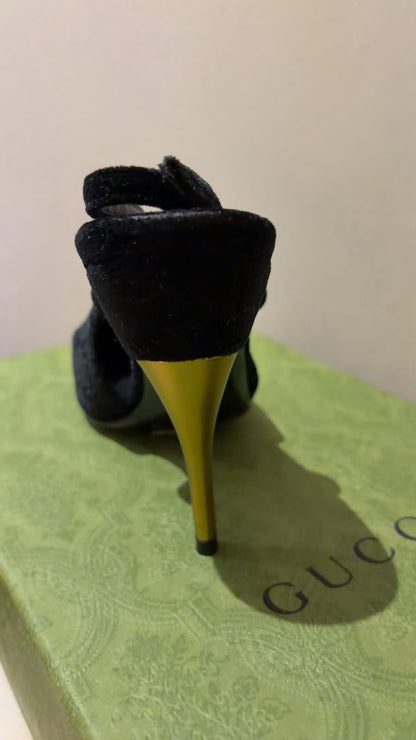 كعب قوتشي استعمال مرة فقط | Gucci Heels Like New - size 36.5