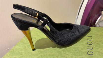 كعب قوتشي استعمال مرة فقط | Gucci Heels Like New - size 36.5
