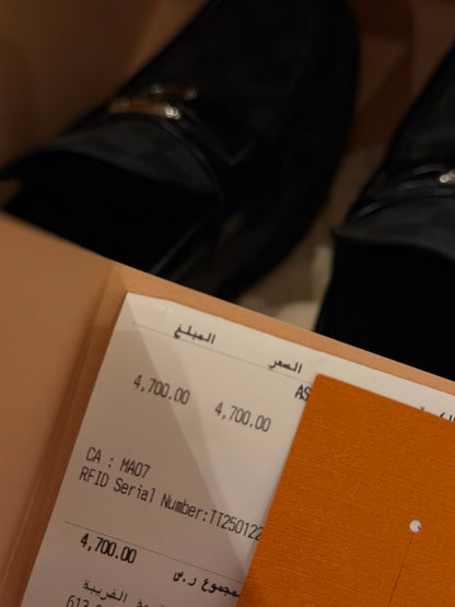 فلات رجالي لويس فيتون استعمال مرة فقط | Louis Vuitton Flat Used Once - size 10.5/44.5