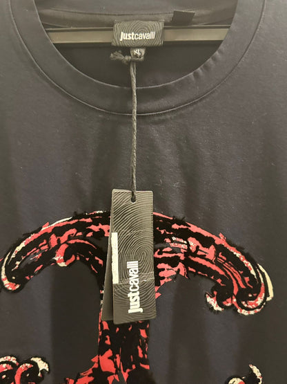 تيشيرت جست كافالي جديد | Just Cavalli T-shirt New - size XL