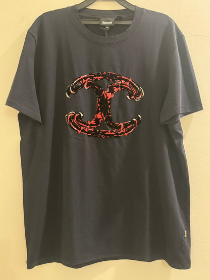 تيشيرت جست كافالي جديد | Just Cavalli T-shirt New - size XL