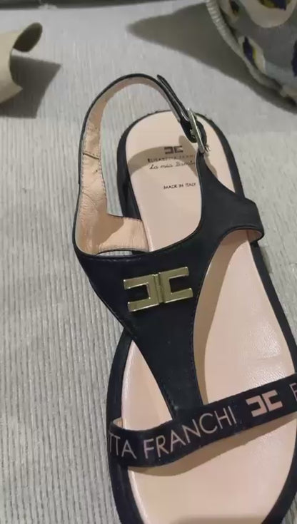 فلات اليزابيتا فرانكي جديد | Elisabetta franchi Flat New - size 36 fits 37