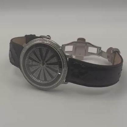 ساعة شارلي مرصعة بالاألماس مستعملة | SHARLY Watch full diamond Used - size 42