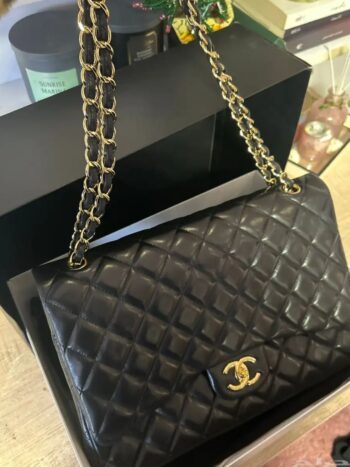 شنطة شانيل ماكسي دبل فلاب CHANEL